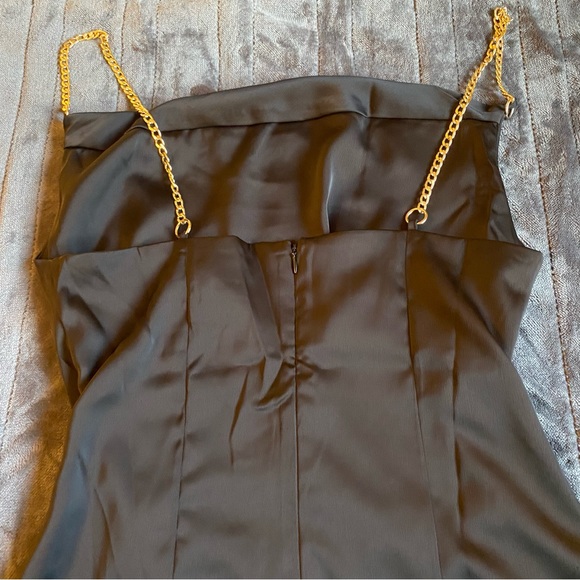 Urban Outfitters Black Cowl Neck Mini Dress - Picture 4 of 5